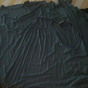 Blue Sleeveless dress maxi